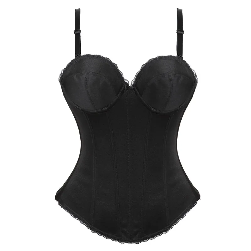 Overbust Corset Plus Size Cup Sexy Corselet Tops Corsets and Bustiers with Straps High Elasticity Black White Corselet Lingerie
Overbust Corset Plus Size Cup Sexy Corselet Tops Corsets and Bustiers with Straps High Elasticity Black White Corselet Lingerie