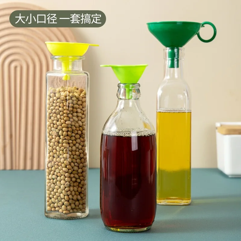 3pc Funnel Set Plastic Funnel Oil Water Spices Wine Funnel Kitchen Tool With Brush
3pc Funnel Set Plastic Funnel Oil Water Spices Wine Funnel Kitchen Tool With Brush
