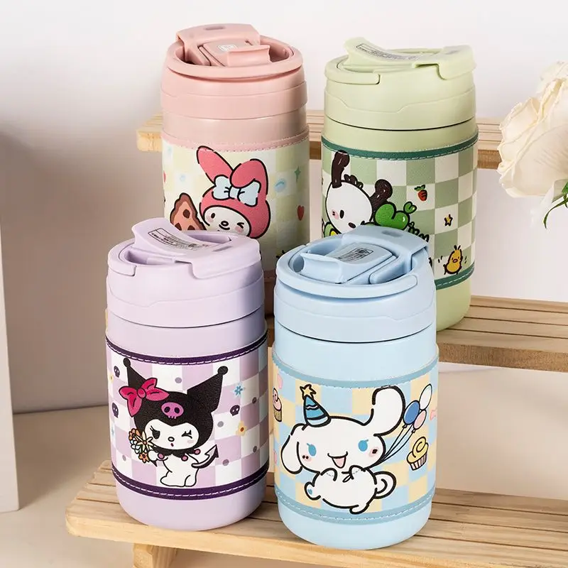 

Cinnamoroll My Melody аниме Kawaii Sanrio термос чашка Милая мультяшная Kuromi портативная Студенческая чашка для питьевой воды подарки для девочек