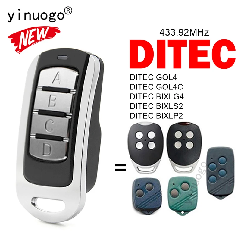 Для DITEC GOL4 GOL4C BIXLP2 BIXLS2 BIXLG4 устройство открывания гаражных ворот 4 кнопки 433,92 МГц скользящий код фиксированный код DITEC пульт дистанционного управления
Для DITEC GOL4 GOL4C BIXLP2 BIXLS2 BIXLG4 устройство открывания гаражных ворот 4 кнопки 433,92 МГц скользящий код фиксированный код DITEC пульт дистанционного управления