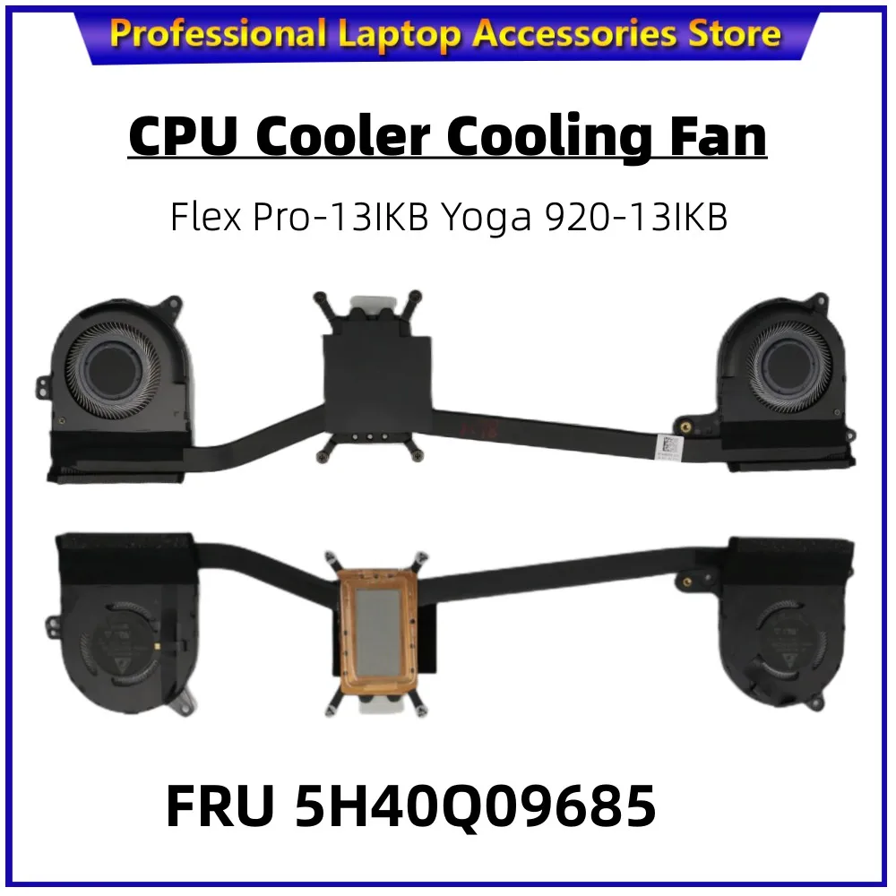 NEW For Lenovo Ideapad Flex Pro-13IKB Yoga 920-13IKB Laptop CPU GPU Cooler Cooling Fan With Heatsink FRU 5H40Q09685
NEW For Lenovo Ideapad Flex Pro-13IKB Yoga 920-13IKB Laptop CPU GPU Cooler Cooling Fan With Heatsink FRU 5H40Q09685