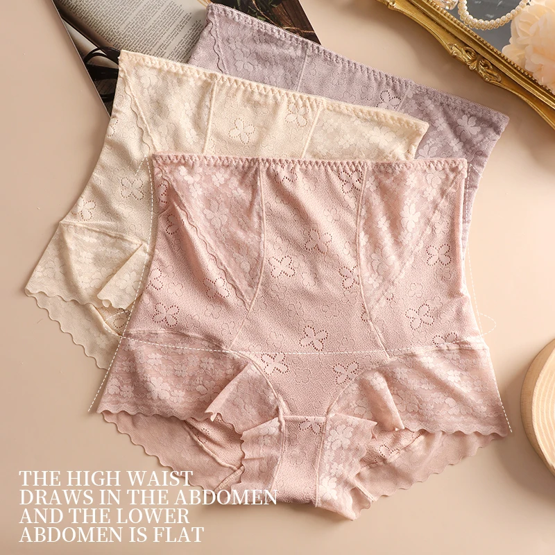 Ladies Sexy Shapers Panties High-waist Seamless Lace Underwear Briefs Transparent Silk Women Cotton Knickers Plus Size Lingerie
Ladies Sexy Shapers Panties High-waist Seamless Lace Underwear Briefs Transparent Silk Women Cotton Knickers Plus Size Lingerie