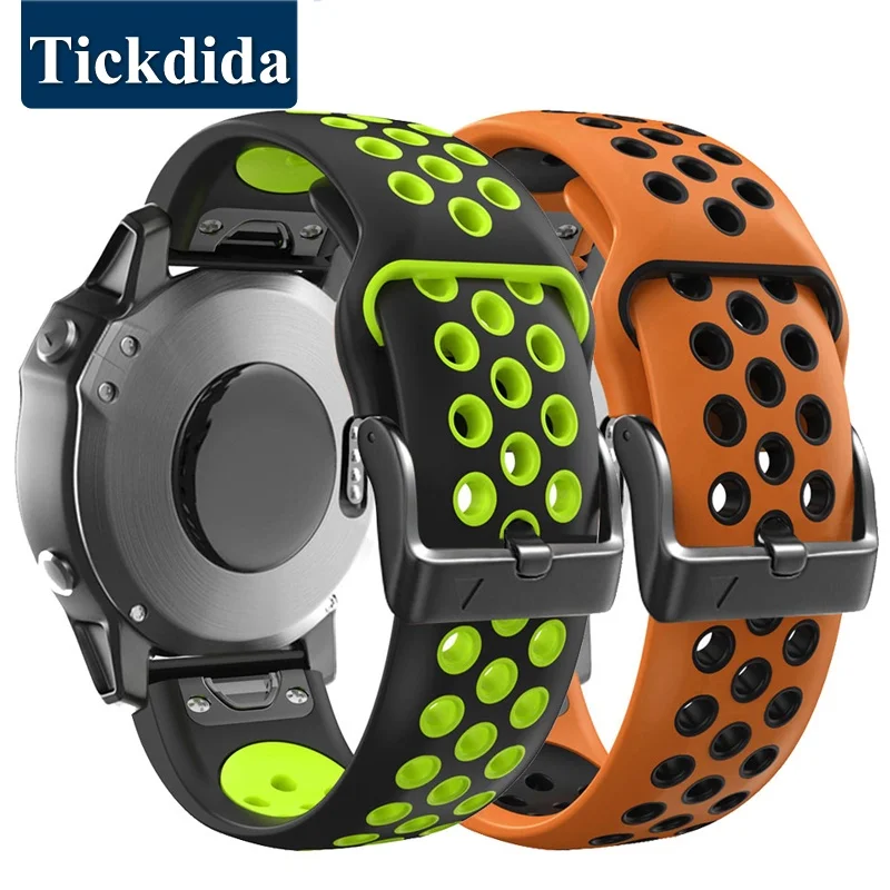 22/26mm Smart Watch Band QuickFit Strap Correa For Garmin Fenix 7X 7 6 6X Pro 5X 5Plus Tactix 7 EPIX Silicone Wristband Bracelet
22/26mm Smart Watch Band QuickFit Strap Correa For Garmin Fenix 7X 7 6 6X Pro 5X 5Plus Tactix 7 EPIX Silicone Wristband Bracelet