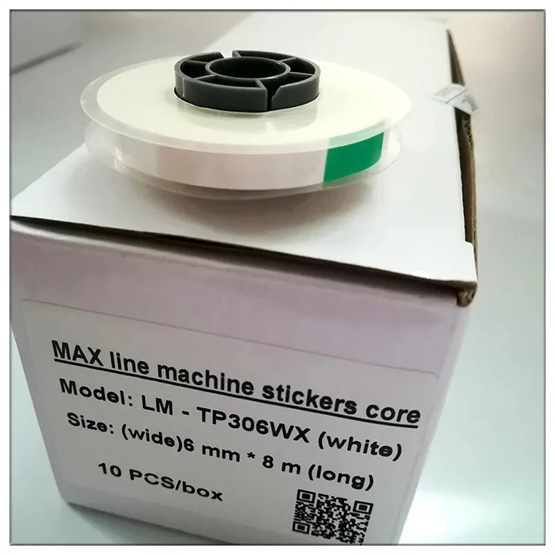 50/100/ 200PCS White Core Label Tape LM-306WX Printer Ink Cartridge for MAX Letatwin Cable ID Printer lm-390a/pc,lm-380e
50/100/ 200PCS White Core Label Tape LM-306WX Printer Ink Cartridge for MAX Letatwin Cable ID Printer lm-390a/pc,lm-380e