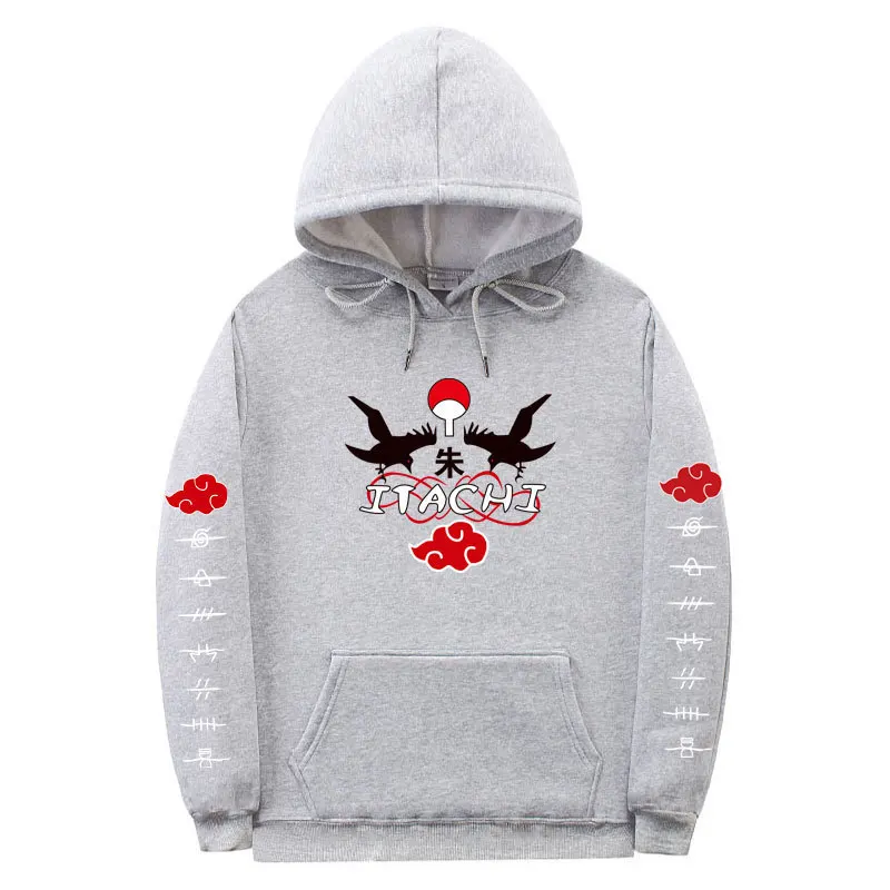 

Autumn and Winter New Naruto Naruto Print Student Plus Velvet Loose Lazy Hooded Sweater Hoodies Men's and Women's Coats