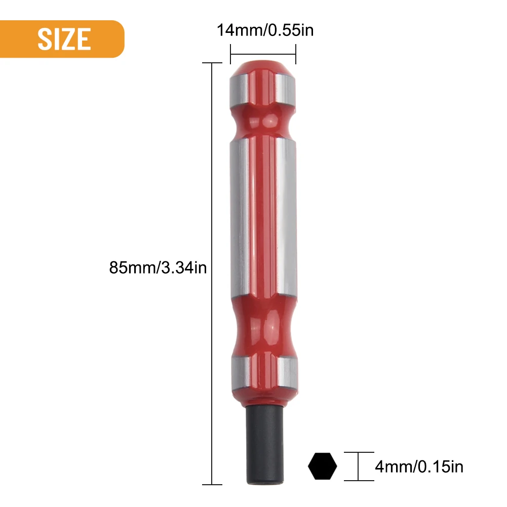 4mm Hex Adapter Magnetic Screwdriver Handle Screwdriver Bit Holder 85mm Long Precision Automotive Manual Maintenance Tool
4mm Hex Adapter Magnetic Screwdriver Handle Screwdriver Bit Holder 85mm Long Precision Automotive Manual Maintenance Tool