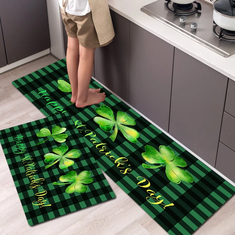 St. Patrick's Day Clover Print Rectangle Carpet Art Rug for Bedroom Living Room Soft Fluffy Bathroom Rug Nonslip Mat Home Decor
St. Patrick's Day Clover Print Rectangle Carpet Art Rug for Bedroom Living Room Soft Fluffy Bathroom Rug Nonslip Mat Home Decor