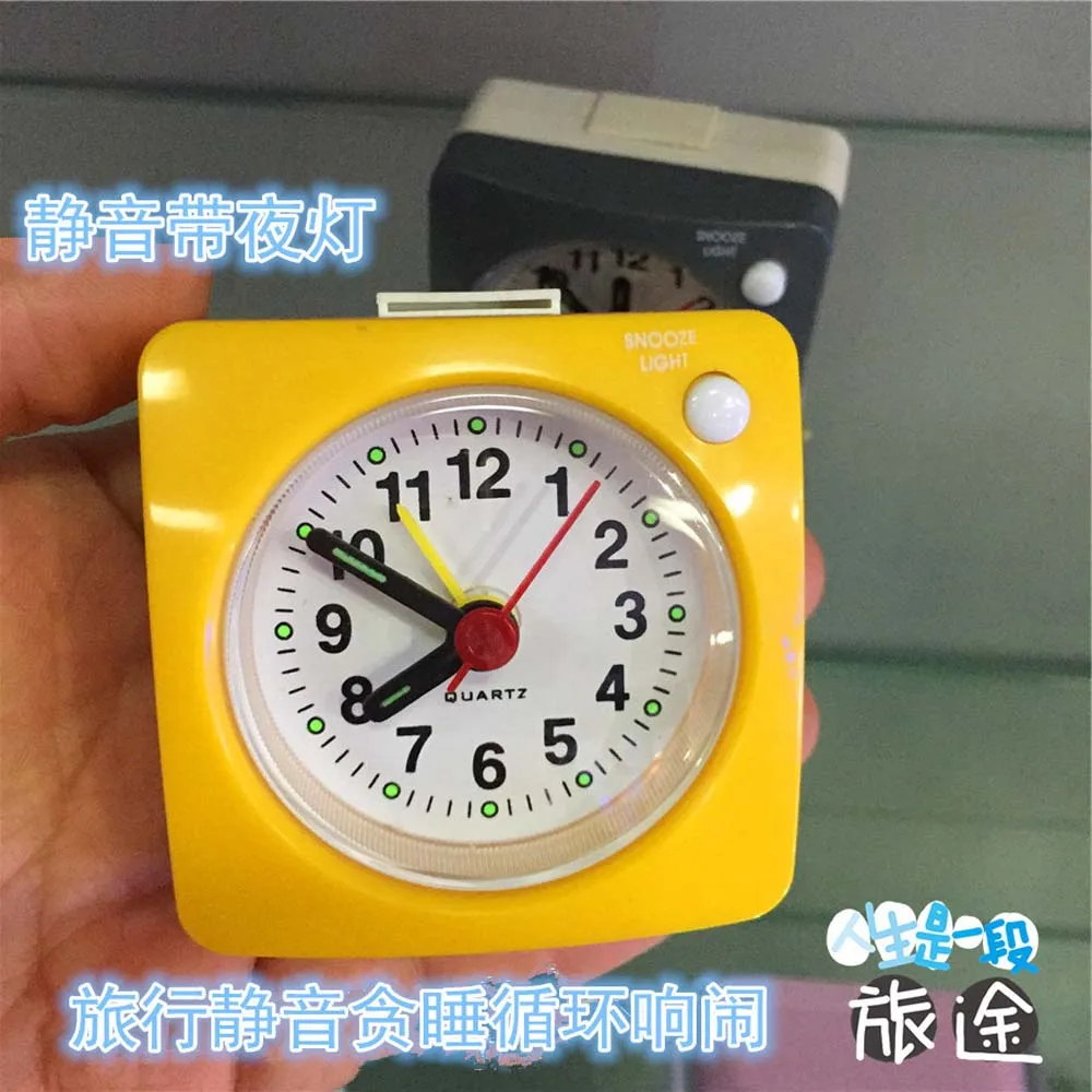 Mini Plastic LED Alarm Clock for Home Decor, Bedside Square, Analog Light, Non-contact, Portable, Ticking Quartz, Travel, Travel
Mini Plastic LED Alarm Clock for Home Decor, Bedside Square, Analog Light, Non-contact, Portable, Ticking Quartz, Travel, Travel