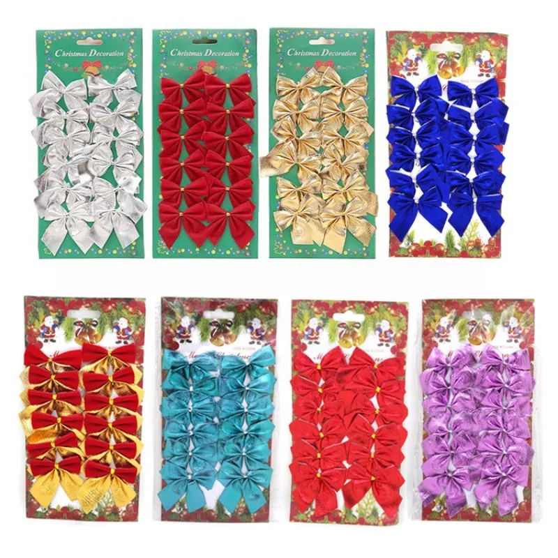 12pcs Gold Silver Red Christmas Bows Christmas Tree Hanging Pendant Xmas Tree Ornaments Wedding Party Decoratio New Year
12pcs Gold Silver Red Christmas Bows Christmas Tree Hanging Pendant Xmas Tree Ornaments Wedding Party Decoratio New Year