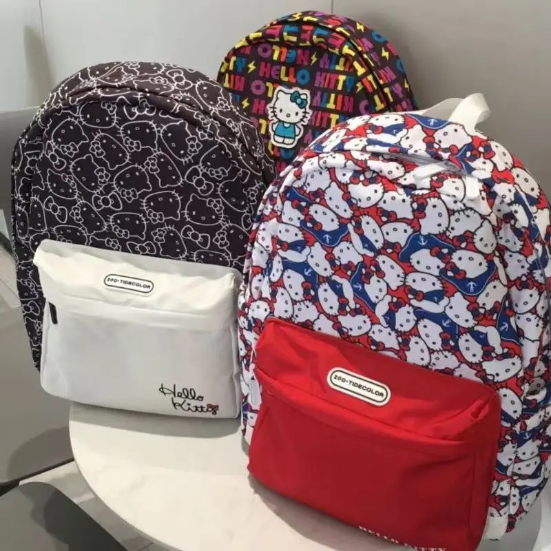 Kawaii Hello Kitty Backpacks Estuches Escolares Student Schoolbag Travel Stain-Resistant Backpack Mochilas for Women Girls Boy
Kawaii Hello Kitty Backpacks Estuches Escolares Student Schoolbag Travel Stain-Resistant Backpack Mochilas for Women Girls Boy