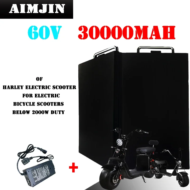 60V 30Ah 16S 67.2V 18650 Battery Pack of Harley for Below 2000W Duty bms 18650.00
60V 30Ah 16S 67.2V 18650 Battery Pack of Harley for Below 2000W Duty bms 18650.00