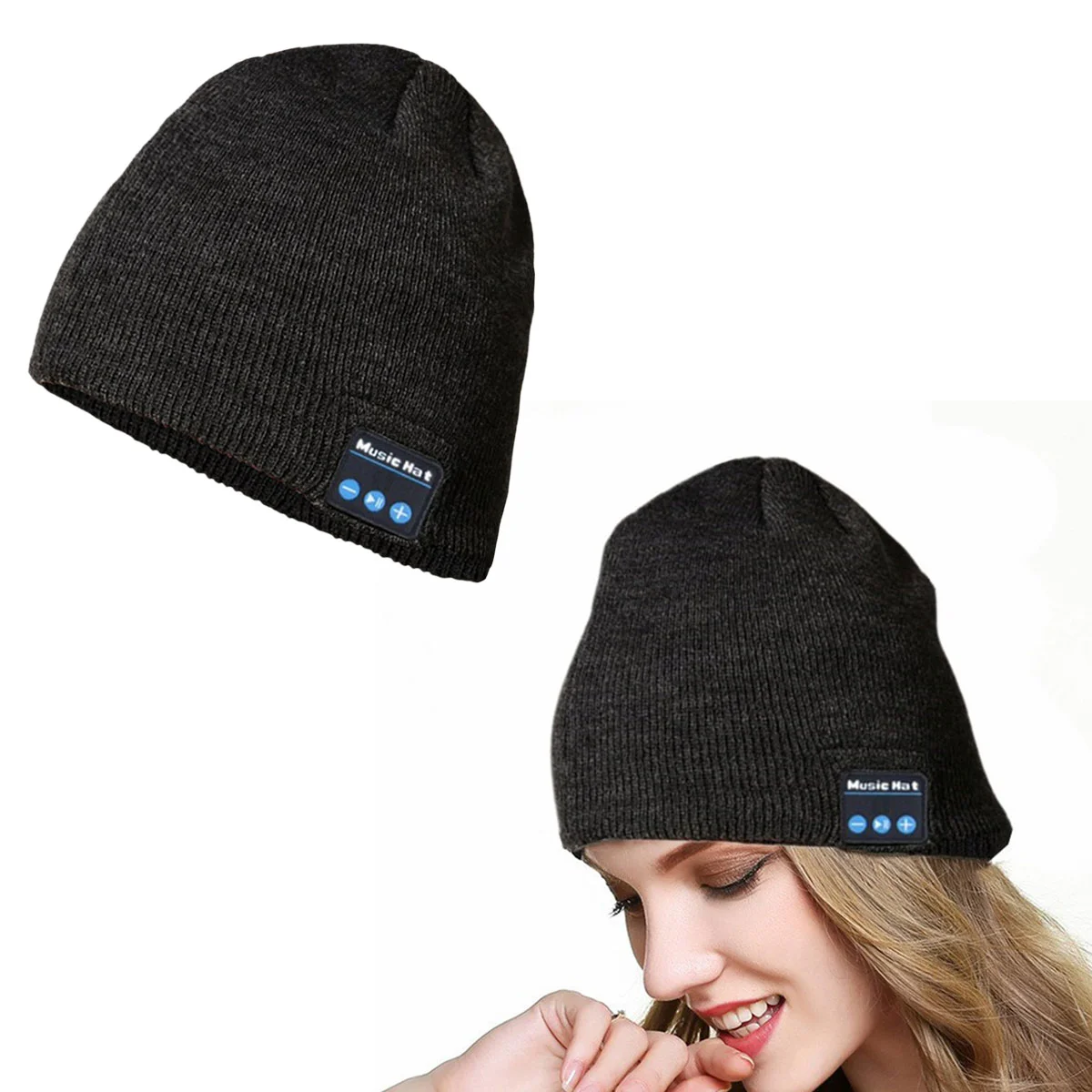 Beanie Knitted Music Hat with Stereo Headphone Headset Speaker Wireless Mic Hands-Free for Men Women Fitness Outdoor Sports
Beanie Knitted Music Hat with Stereo Headphone Headset Speaker Wireless Mic Hands-Free for Men Women Fitness Outdoor Sports