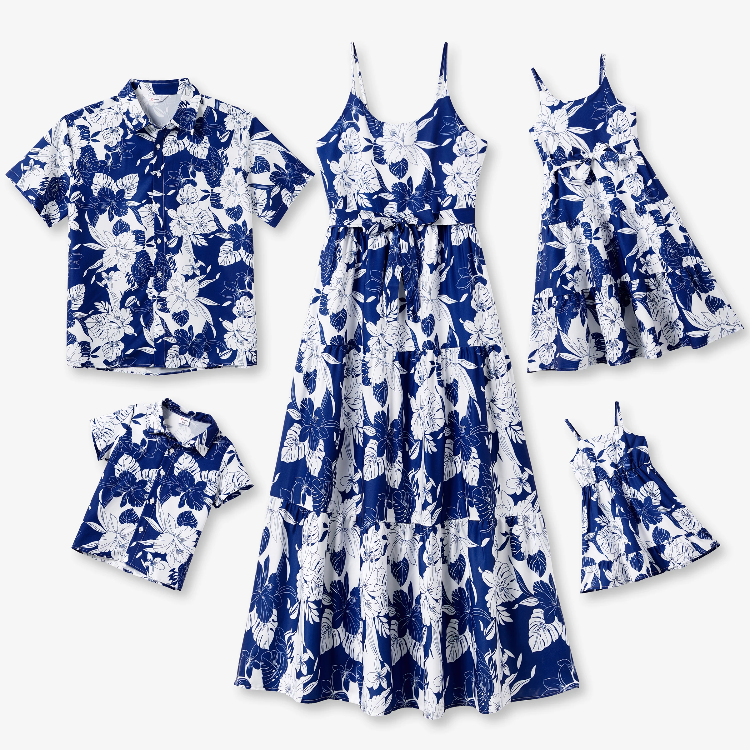 PatPat Family Matching Floral Beach Shirt and A-Line Ruffle Hem Strap Dress Sets
PatPat Family Matching Floral Beach Shirt and A-Line Ruffle Hem Strap Dress Sets