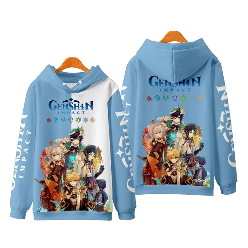 Hot Anime Game Genshin Impact Hoodies 3D Print Men Women Oversized Pullover Sweatshirts Streetwear Kids Harajuku Hoodie Tops
Hot Anime Game Genshin Impact Hoodies 3D Print Men Women Oversized Pullover Sweatshirts Streetwear Kids Harajuku Hoodie Tops