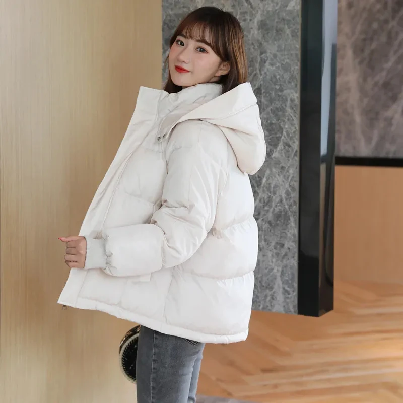 Gidyq Korean Women Hooded Parkas Winter Fashion Streetwear Thick Warm Loose Puffey Jacket Casual Female All Match Puffer Coats
Gidyq Korean Women Hooded Parkas Winter Fashion Streetwear Thick Warm Loose Puffey Jacket Casual Female All Match Puffer Coats