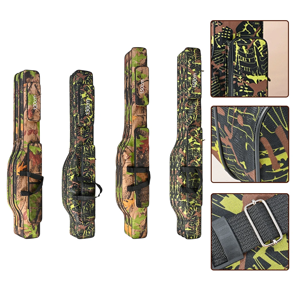 130/150cm Large Capacity Collapsible Sea Pole Tackle Package Fishing Rod Bags Tackle Package Colorfast Strong Fishing Pole Bag
130/150cm Large Capacity Collapsible Sea Pole Tackle Package Fishing Rod Bags Tackle Package Colorfast Strong Fishing Pole Bag