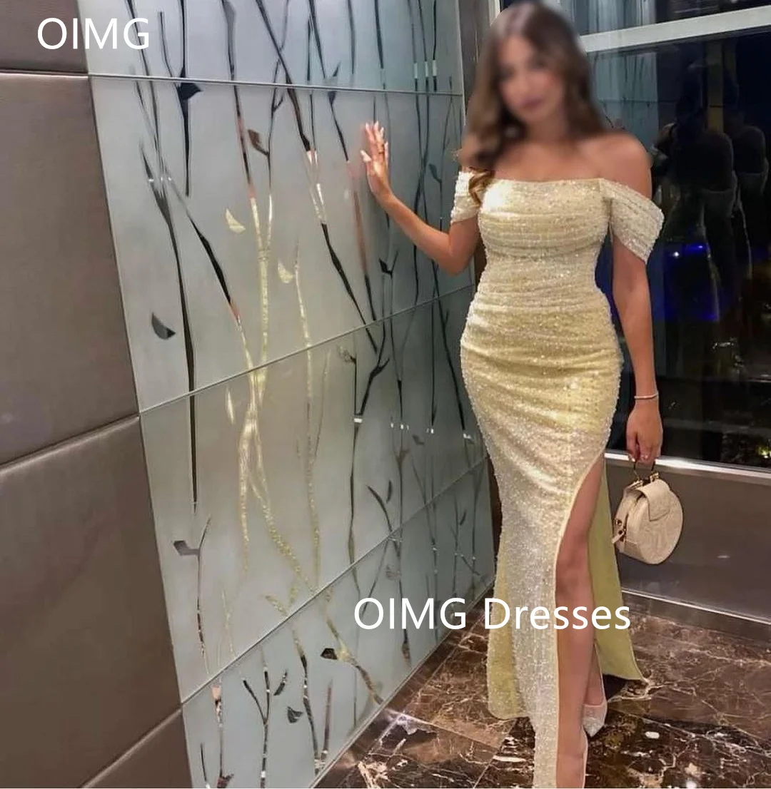 OIMG Gorgeous Fashion Off the Shoulder Sexy Prom Dresses Sequined Side Slit Mermaid Vintage Evening Gowns Formal Party Dress
OIMG Gorgeous Fashion Off the Shoulder Sexy Prom Dresses Sequined Side Slit Mermaid Vintage Evening Gowns Formal Party Dress