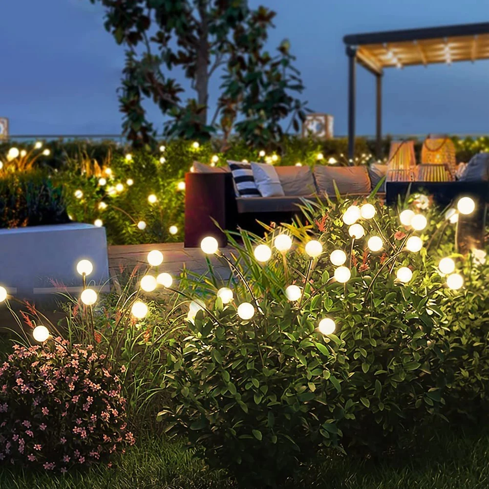 2Pcs Solar Garden Light LED Swaying Firework Firefly Landscape Lights Decorative Waterproof Auto On/Off For Home Garden Path
2Pcs Solar Garden Light LED Swaying Firework Firefly Landscape Lights Decorative Waterproof Auto On/Off For Home Garden Path