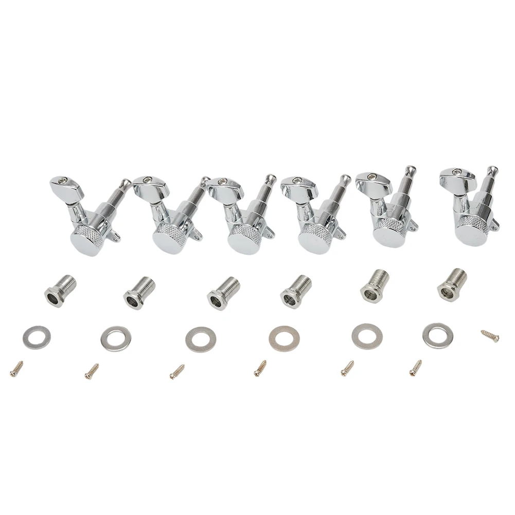 Strings Guitar Locking Tuners Guitar Metal Alloy TL Style Tuning Pegs 6-inline Tuners Set 6L 6R Electric Guitars
Strings Guitar Locking Tuners Guitar Metal Alloy TL Style Tuning Pegs 6-inline Tuners Set 6L 6R Electric Guitars