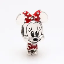 Hot Sale 925 Sterling Silver Bowknot Polka Dot Dress Minnie Beads Fit Original Bracelet Women Jewelry Making Gift
Hot Sale 925 Sterling Silver Bowknot Polka Dot Dress Minnie Beads Fit Original Bracelet Women Jewelry Making Gift