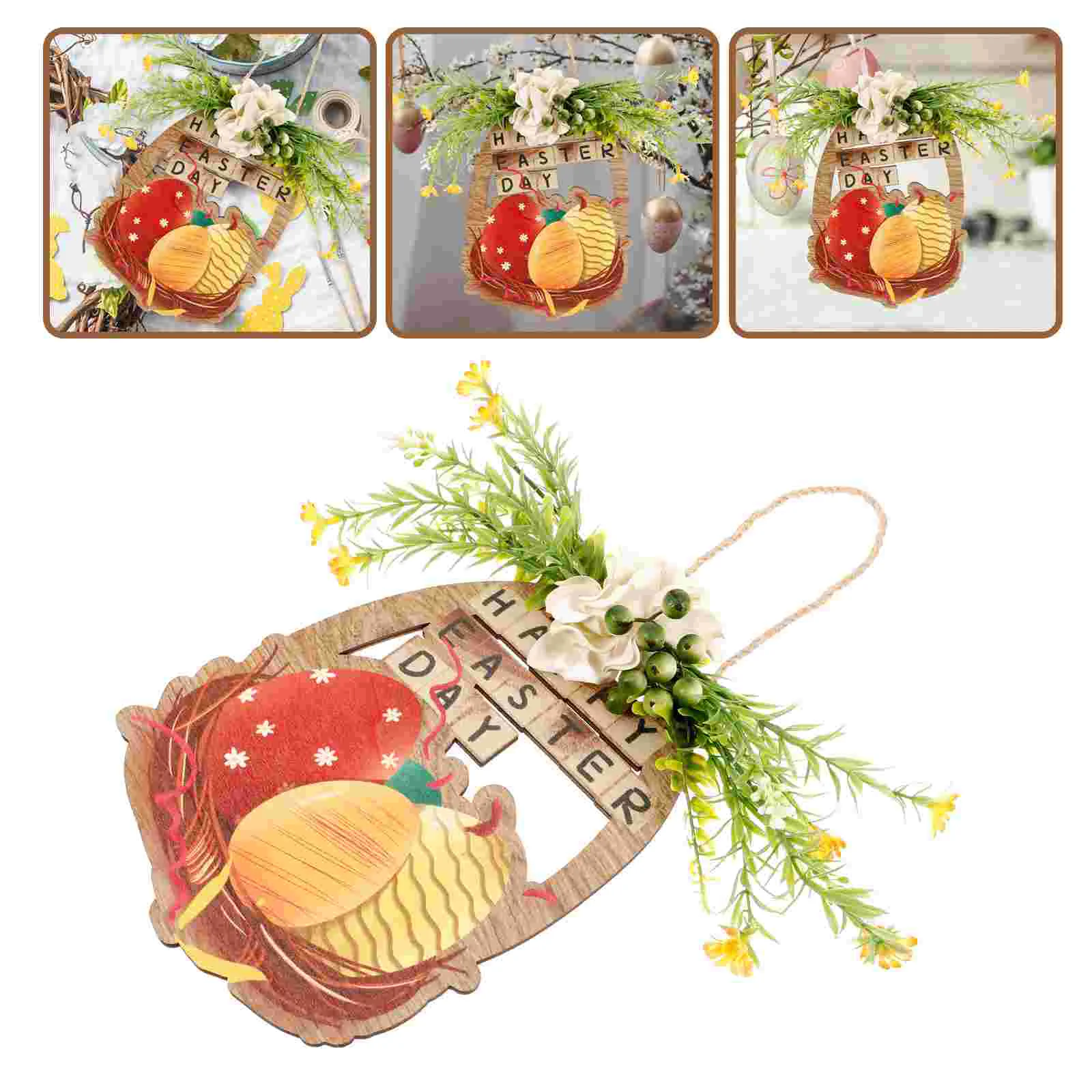 Easter Party Hanging Wood Sign Wooden Easter Plaque Front Door Sign Home Decor for Easter
Easter Party Hanging Wood Sign Wooden Easter Plaque Front Door Sign Home Decor for Easter