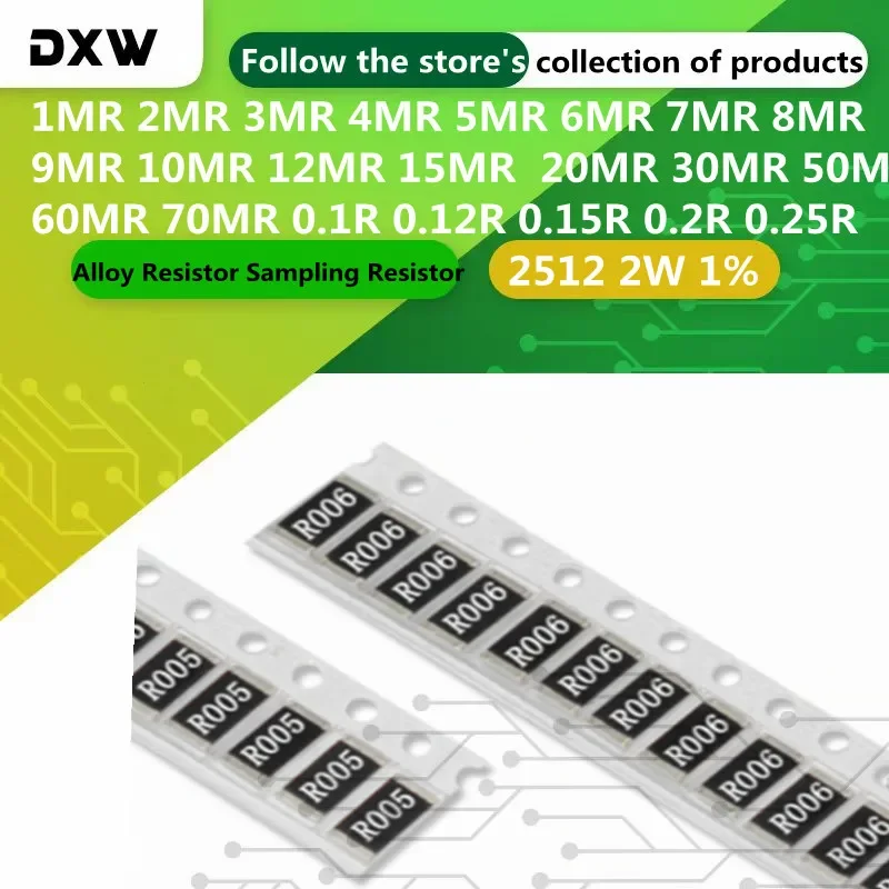 20 шт., резистор из сплава 2512 5 10 100 150 25 50 1ohm R030 R040 R060 R200 R300, резистор высокой мощности
20 шт., резистор из сплава 2512 5 10 100 150 25 50 1ohm R030 R040 R060 R200 R300, резистор высокой мощности
