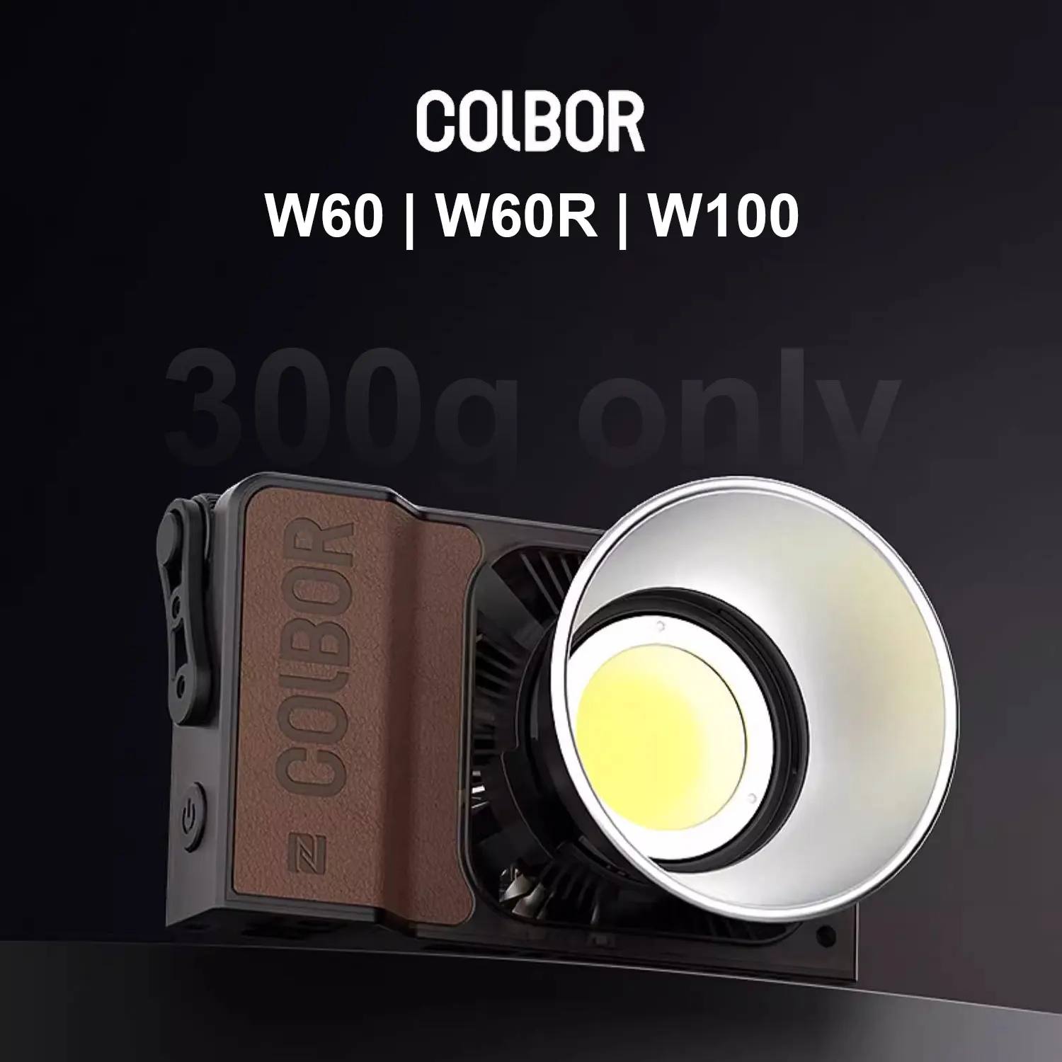 

COLBOR 65W 100W COB LED Light 300g Lightweight Portable Outdoor Photography Lighting Lamp for Live Video Vlog W60 W60R W100