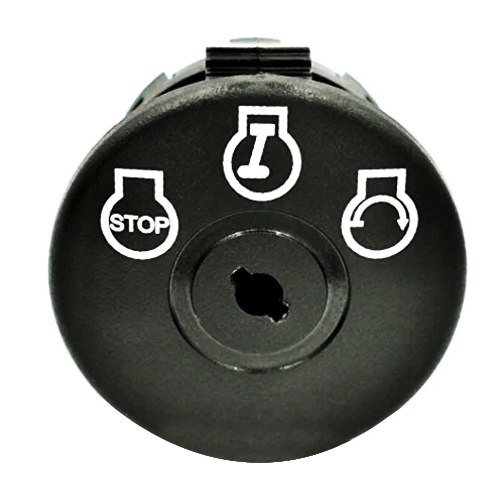 Black Plastic + Metal Ignition Switch for Riding Lawn Mowers Compatible with Brands Replace 532175566 532163968
Black Plastic + Metal Ignition Switch for Riding Lawn Mowers Compatible with Brands Replace 532175566 532163968