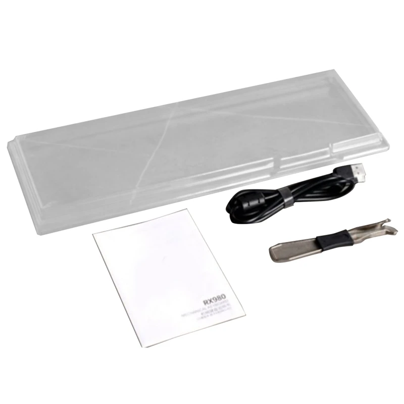 Механическая клавиатура RX980 Hot Swap RGB, запасные части, аксессуары для игровой клавиатуры, 98 клавиш, проводной кабель 2,4G, держатель вала Bluetooth
Механическая клавиатура RX980 Hot Swap RGB, запасные части, аксессуары для игровой клавиатуры, 98 клавиш, проводной кабель 2,4G, держатель вала Bluetooth