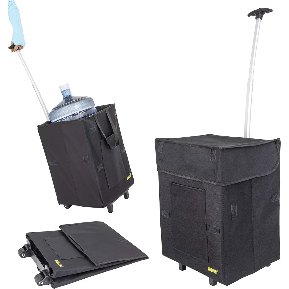 dbest products Bigger Smart Cart, Black Collapsible Rolling Utility Cart Basket Grocery Shopping Teacher Hobby Craft Art
dbest products Bigger Smart Cart, Black Collapsible Rolling Utility Cart Basket Grocery Shopping Teacher Hobby Craft Art