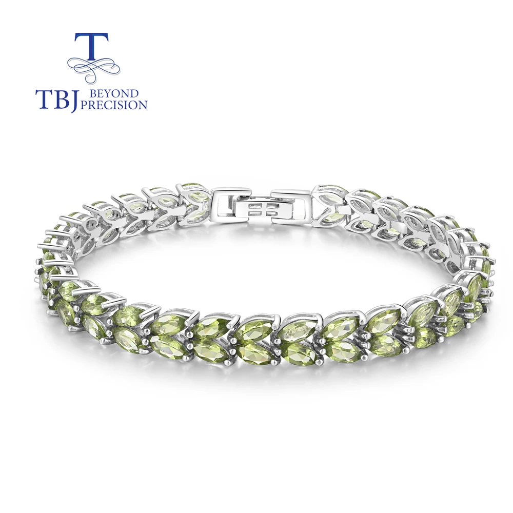 925 Sterling silver Bracelet natural green Peridot gemstone fine jewelry for women nice birthday party gift classic design
925 Sterling silver Bracelet natural green Peridot gemstone fine jewelry for women nice birthday party gift classic design