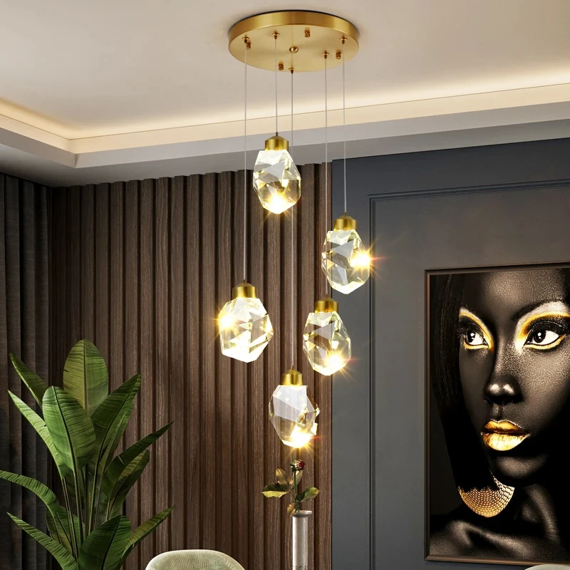 Staircase Chandelier Luxury Crystal Living Room Chandelier Indoor Lighting Gold Home Long Line Decorative LED Crystal Lamp
Staircase Chandelier Luxury Crystal Living Room Chandelier Indoor Lighting Gold Home Long Line Decorative LED Crystal Lamp