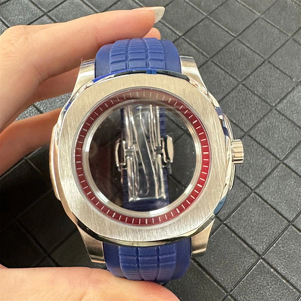 Soft Silicone Strap 40mm Stainless Steel Watch Case Kit Sapphire Glass Case for NH35/NH36/4R/7S Movement Watch Parts Accessories
Soft Silicone Strap 40mm Stainless Steel Watch Case Kit Sapphire Glass Case for NH35/NH36/4R/7S Movement Watch Parts Accessories
