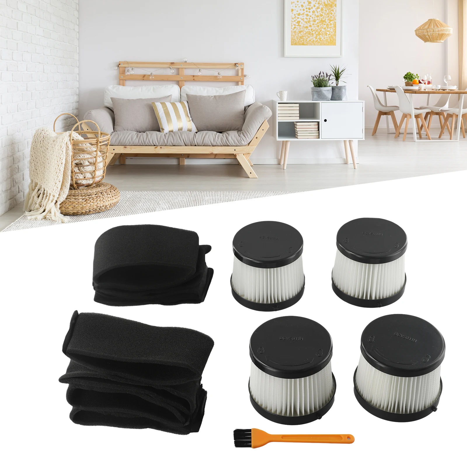 Vacuum Cleaner Filter Cordless Handheld Vacuum Foam Sleeve Filters For DCV501HB 20V Vacuum Cleaner Accessories
Vacuum Cleaner Filter Cordless Handheld Vacuum Foam Sleeve Filters For DCV501HB 20V Vacuum Cleaner Accessories