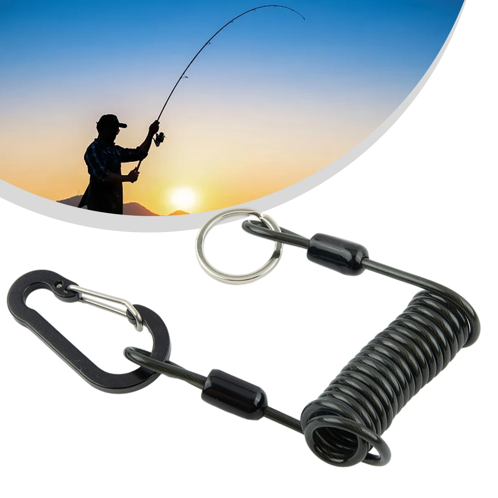 1.2M/2M Wire Spring Rope With Built-in 7-Strand Steel Wire Anti-Lost Lanyard Tools Keys Outdoor Activities Fishing Accessories
1.2M/2M Wire Spring Rope With Built-in 7-Strand Steel Wire Anti-Lost Lanyard Tools Keys Outdoor Activities Fishing Accessories