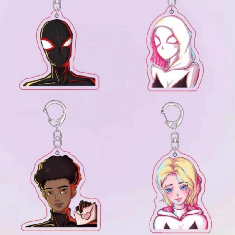 Spider-Man Keychain Parallel Universe Cross Universe Gwen Myers Anime Movie Peripheral Backpack Gift Small Pendant Gift
Spider-Man Keychain Parallel Universe Cross Universe Gwen Myers Anime Movie Peripheral Backpack Gift Small Pendant Gift