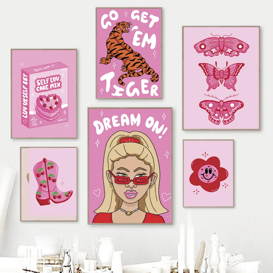 Butterfly Tiger Woman Lips Dice Bar Disco Wall Art Canvas Painting Nordic Posters And Prints Wall Pictures For Living Room Decor
Butterfly Tiger Woman Lips Dice Bar Disco Wall Art Canvas Painting Nordic Posters And Prints Wall Pictures For Living Room Decor