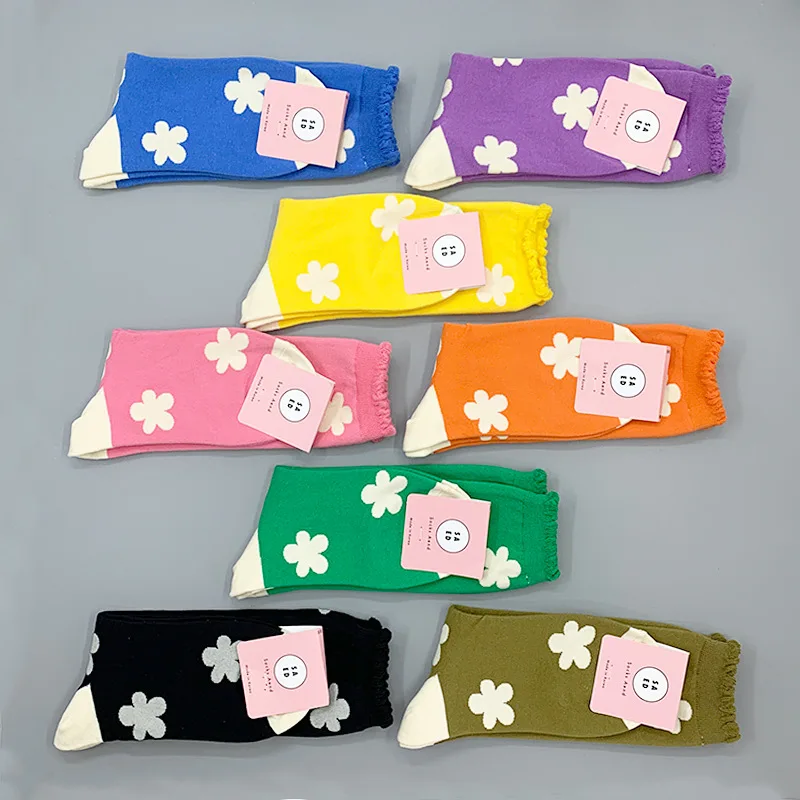 Flower Woman Sock Solid Color for Women Socks Fashion Sweet Korean Printing Sox Cotton Soft Thin Breathable Spring Summer Sokken
Flower Woman Sock Solid Color for Women Socks Fashion Sweet Korean Printing Sox Cotton Soft Thin Breathable Spring Summer Sokken