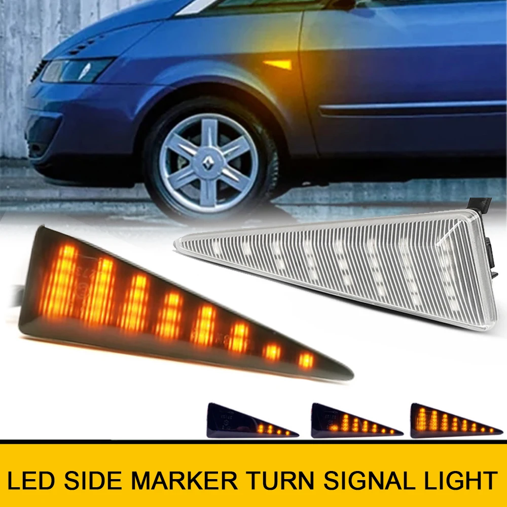 24SMD LED Dynamic Amber Side Marker Turn Signal Lights For Renault Avantime Espace Megane Scenic II Symbol Thalia Vel Satis Wind
24SMD LED Dynamic Amber Side Marker Turn Signal Lights For Renault Avantime Espace Megane Scenic II Symbol Thalia Vel Satis Wind