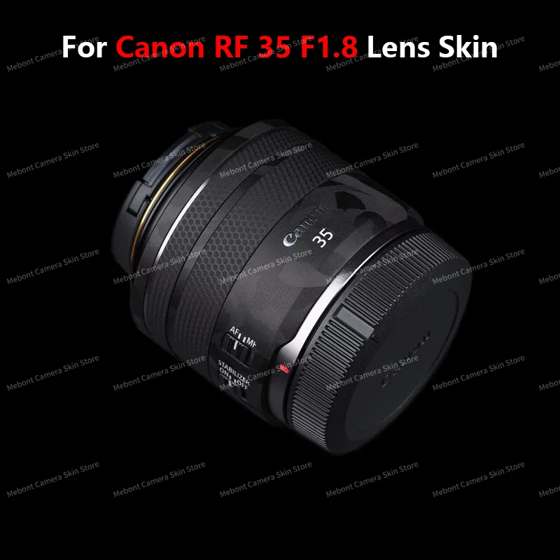 For Canon RF 35mm Skin 35 F/1.8 Camera Lens Skin Black Camo Anti-Scratch Protective Sticker Wrap Skin More Colors
For Canon RF 35mm Skin 35 F/1.8 Camera Lens Skin Black Camo Anti-Scratch Protective Sticker Wrap Skin More Colors