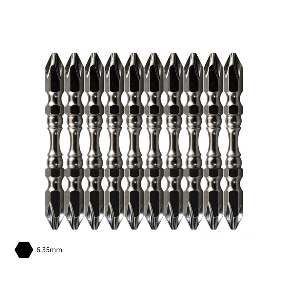 10pcs 65mm Magnetic Cross PH2 Double Head Screwdriver Bits For Hinge Installation Pendant Fixing Vehicle Maintenance Power Tool
10pcs 65mm Magnetic Cross PH2 Double Head Screwdriver Bits For Hinge Installation Pendant Fixing Vehicle Maintenance Power Tool