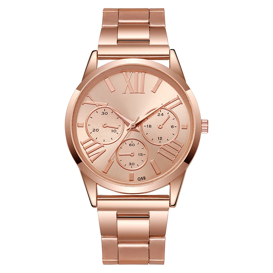 Fashion rose gold series men's quartz watch iron band men's watch gift accessories
Fashion rose gold series men's quartz watch iron band men's watch gift accessories