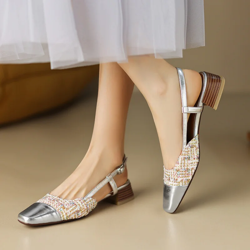 Women 2023 Summer New Women's Sandals Genuine Leather Design Square Head Flat Fashion Casual Shoes Slip On Ladies Shoes
Women 2023 Summer New Women's Sandals Genuine Leather Design Square Head Flat Fashion Casual Shoes Slip On Ladies Shoes