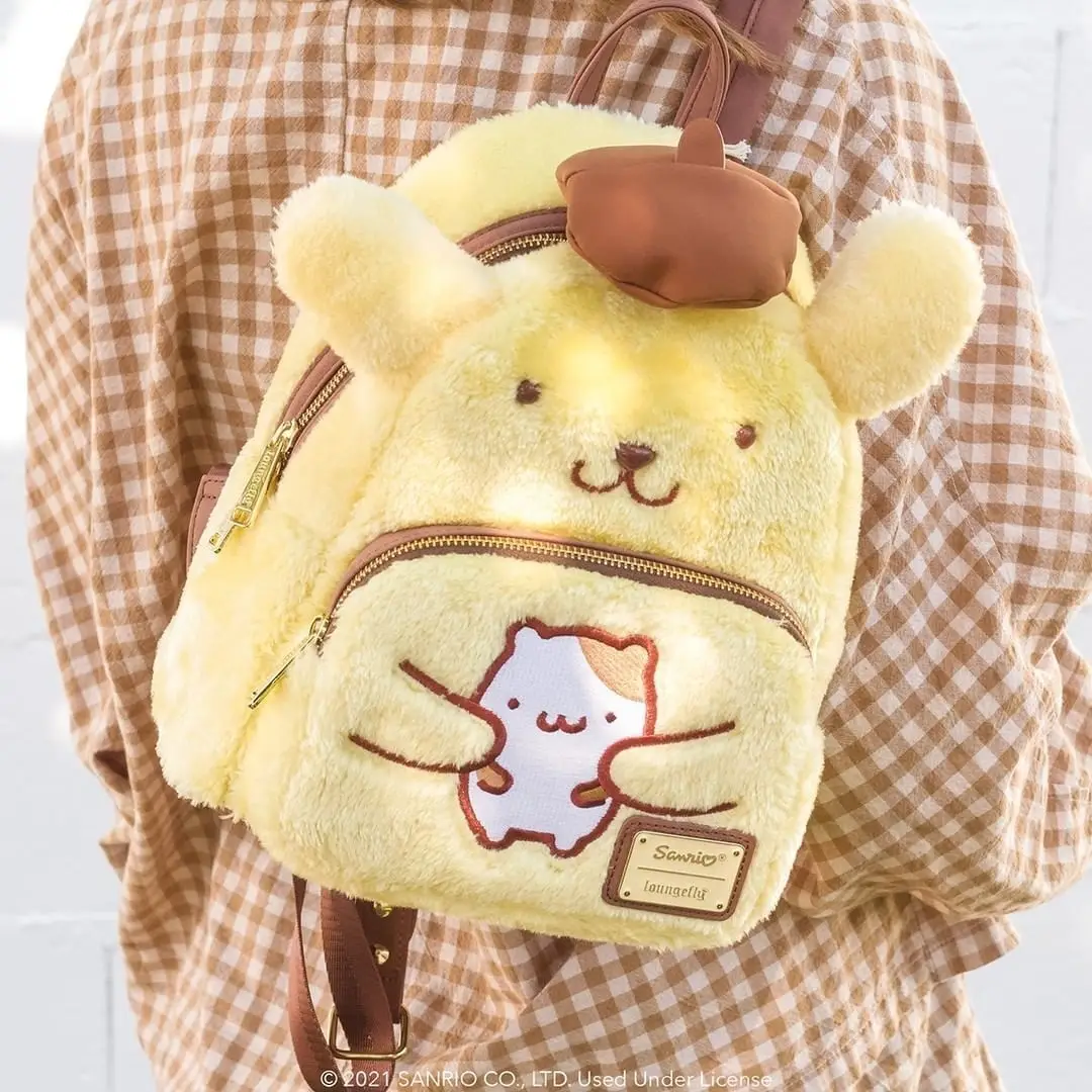 Sanrio Kawaii Pompom Purin Plush Backpack 2022 New Student Sweet Large Capacity Hello Kitty Kuromi Cartoon Cute Backpack
Sanrio Kawaii Pompom Purin Plush Backpack 2022 New Student Sweet Large Capacity Hello Kitty Kuromi Cartoon Cute Backpack