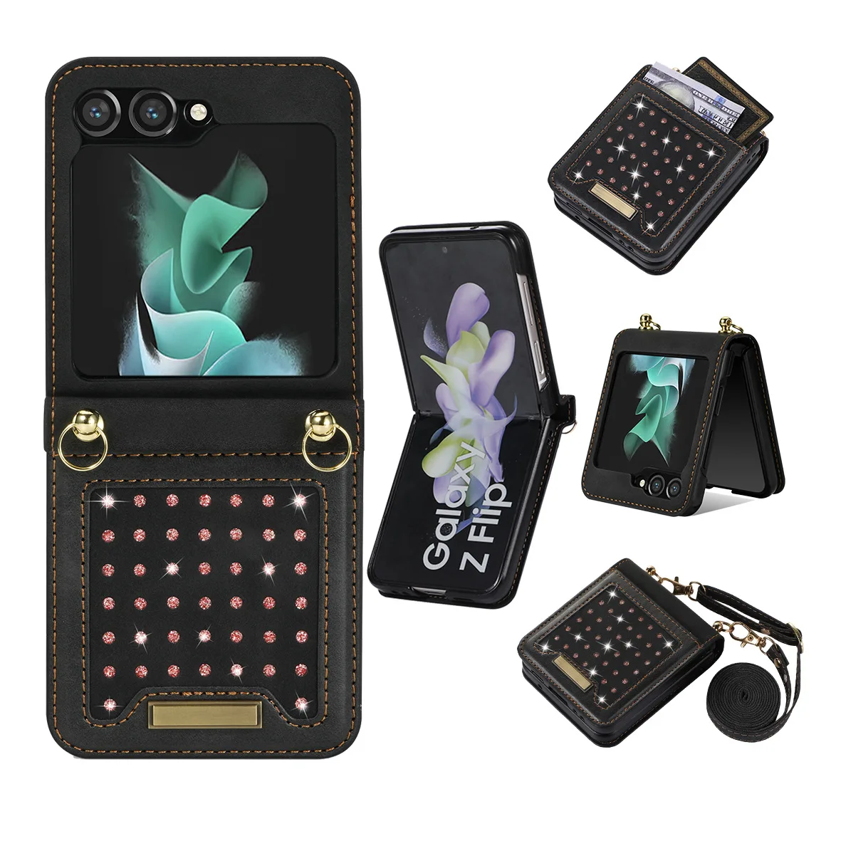 Glitzer Leder Wallet Suitable For the new Samsung Z Flip5 Phone Case Galaxy Z Flip4 Crazy Horse Pattern Protective Cases
Glitzer Leder Wallet Suitable For the new Samsung Z Flip5 Phone Case Galaxy Z Flip4 Crazy Horse Pattern Protective Cases