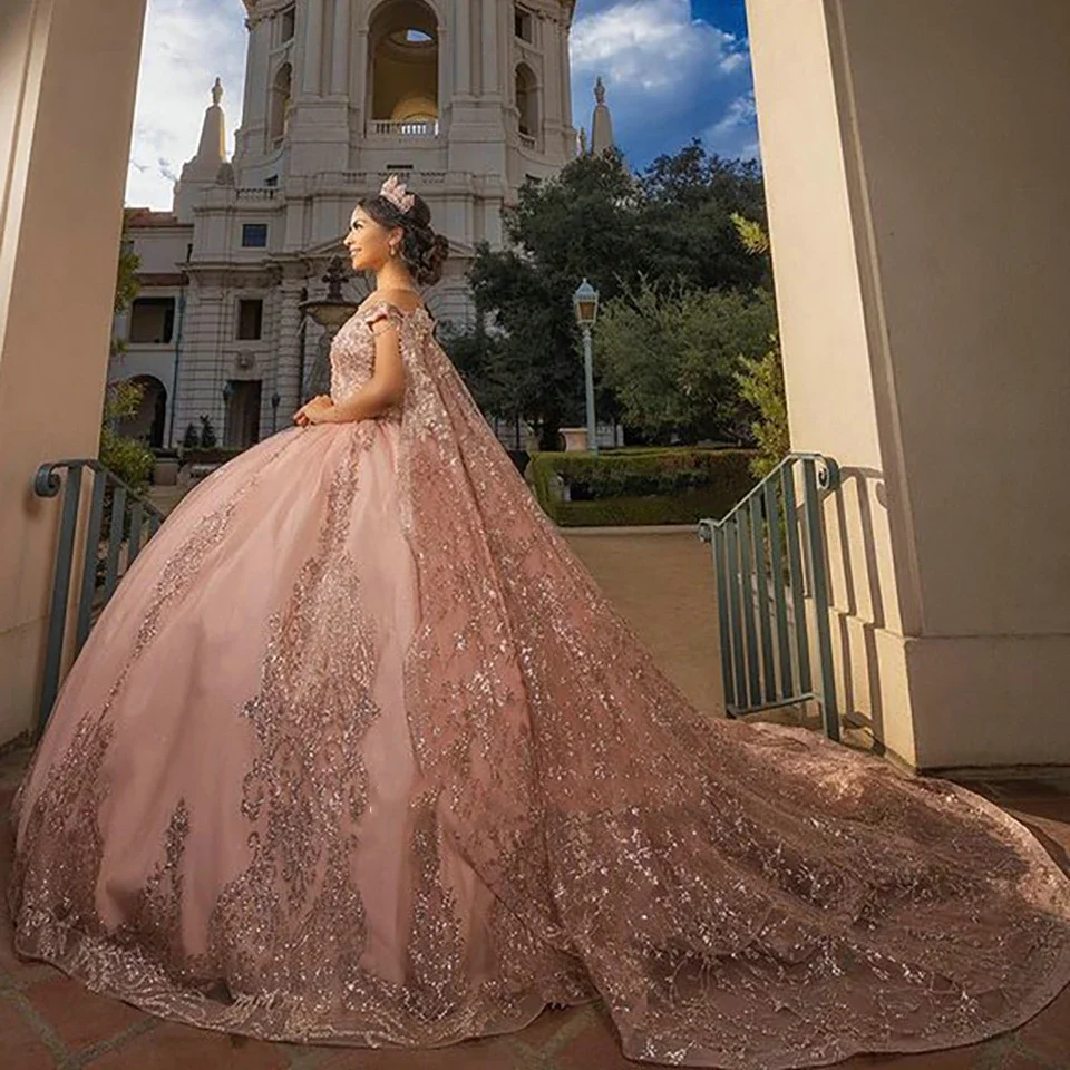 Rose Pink 15 Years Quinceanera Dresses Tulle Lace Formal Vestido De 15 Anos Quinceanera For Princess Birthday Party Formal Dress
Rose Pink 15 Years Quinceanera Dresses Tulle Lace Formal Vestido De 15 Anos Quinceanera For Princess Birthday Party Formal Dress