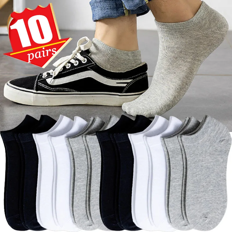 10/5Pairs Men's Ankle Socks Solid Color Black White Gray Invisible Breathable Cotton Sports Socks Male Short Socks Women Men Sox
10/5Pairs Men's Ankle Socks Solid Color Black White Gray Invisible Breathable Cotton Sports Socks Male Short Socks Women Men Sox