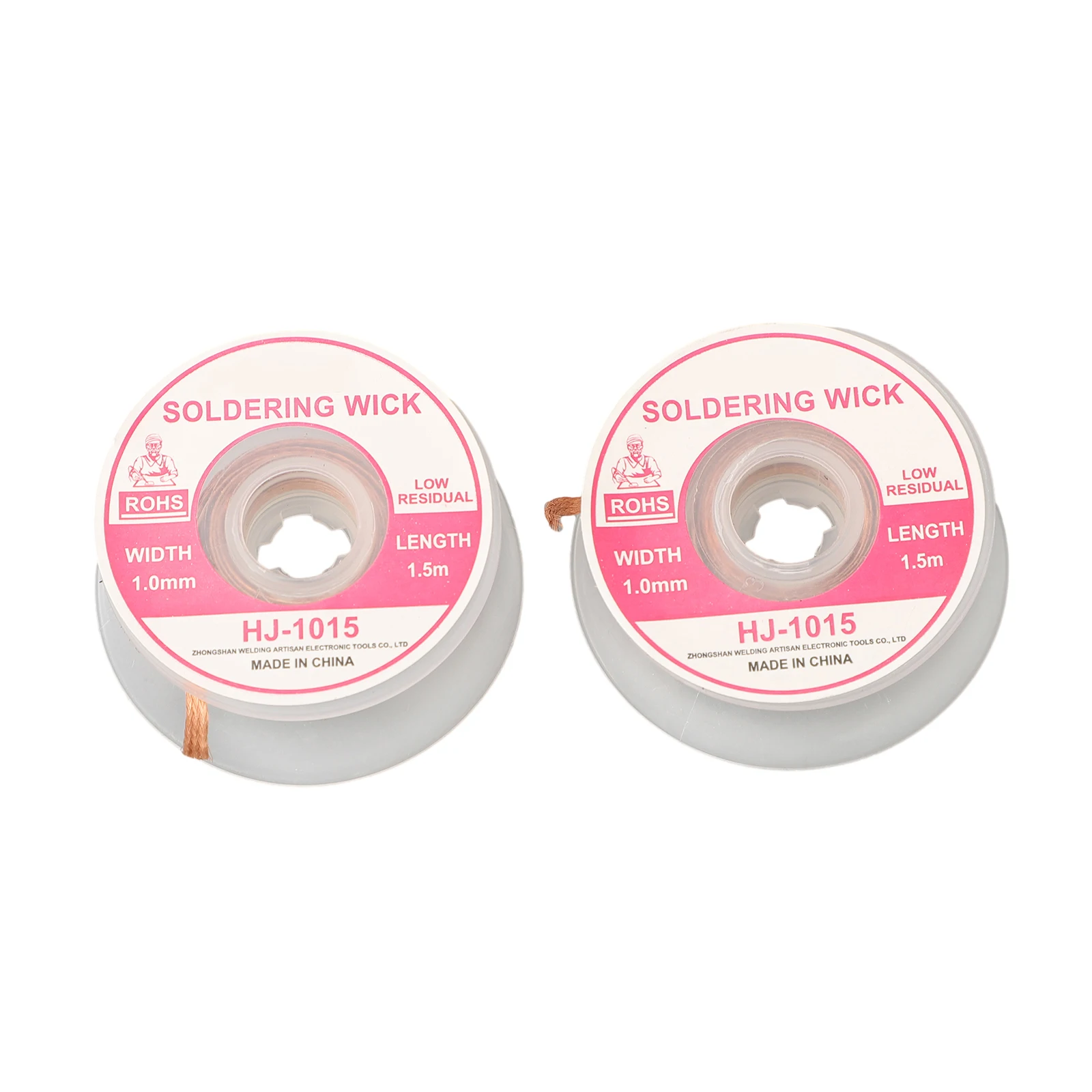 2 PCS 1.5 Meter Length Welding Wires Desoldering Braid Solder Remover Wire Repair Tool 1.0mm 1.5mm 2.0mm 2.5mm 3.0mm 3.5mm
2 PCS 1.5 Meter Length Welding Wires Desoldering Braid Solder Remover Wire Repair Tool 1.0mm 1.5mm 2.0mm 2.5mm 3.0mm 3.5mm