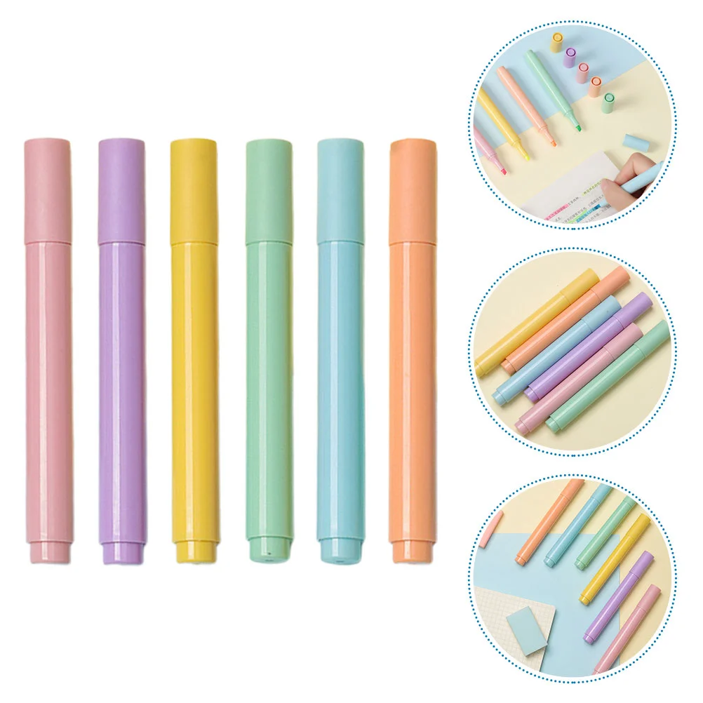 6 Pcs Handbook Color Marker Set (milk Tea Series) Note Marking Pens Bible Highlighters Neutral Markers Plastic Reading Work
6 Pcs Handbook Color Marker Set (milk Tea Series) Note Marking Pens Bible Highlighters Neutral Markers Plastic Reading Work