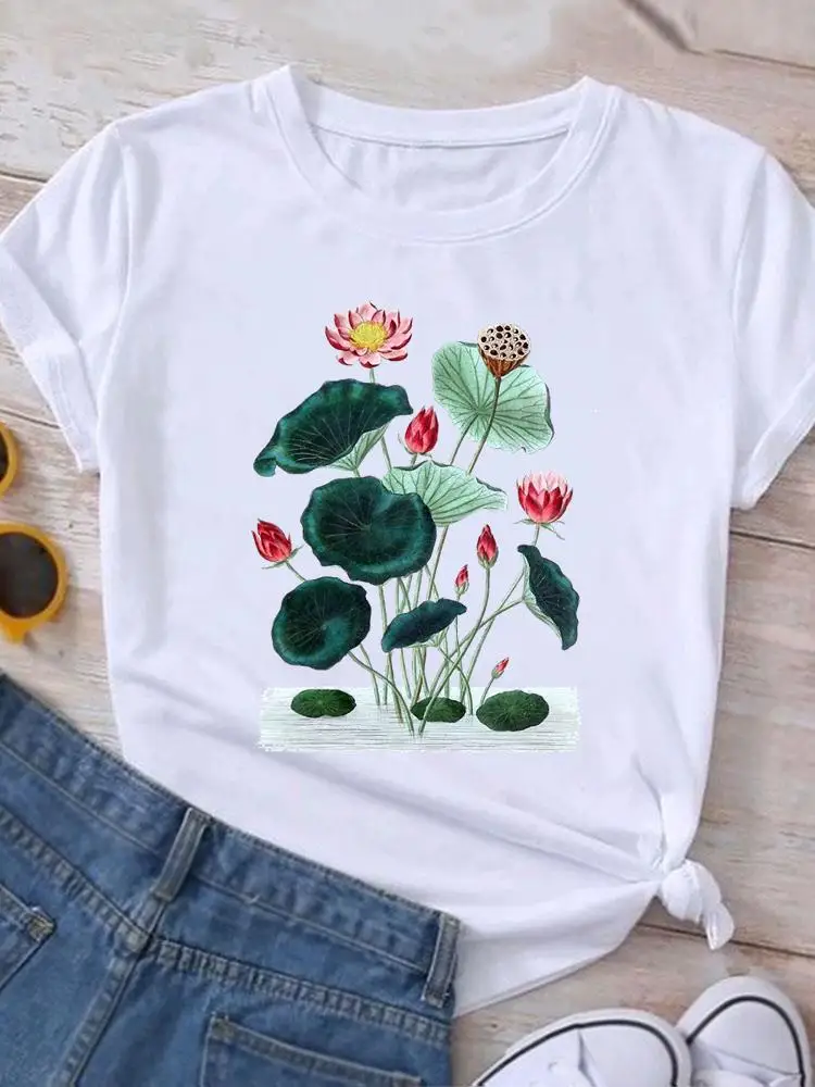 Graphic T Shirt Print T-shirt Top Women Fashion Casual Clothing Sweet Flower Floral Trend 90s Female Short Sleeve Tee
Graphic T Shirt Print T-shirt Top Women Fashion Casual Clothing Sweet Flower Floral Trend 90s Female Short Sleeve Tee